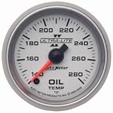 Auto Meter 4956 Ultra-Lite II Full Sweep Electric Oil Temperature Gauge