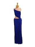Royal Blue Prom Dress. Silk Beaded Dress. Womens Long Evening Gown by Sean Collection (1719 XL)