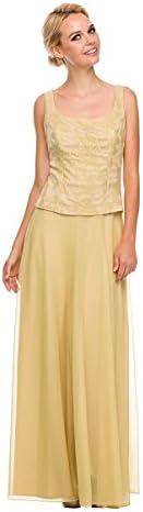 Mother of the Bride Formal Gown NX5076-GOLD-2X