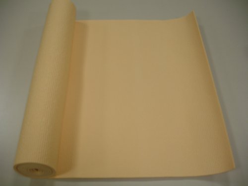 1/4 Extra Thick Deluxe High Density Yoga Mat LIGHT YELLOW