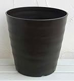 フレグラーポット：21型ダークブラウン 6個セット[7号プラ鉢　直径21cm、高さ21cm]