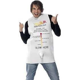 NEW MENS BREATHALIZER HALLOWEEN OR STAG FANCY DRESS COSTUME - ONE SIZE