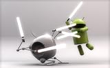 Custom Printed Mouse Pad Mousepad Apple VS Andriod