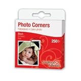 12 PACK PHOTO CORNERS BLACK 250/BX Papercraft, Scrapbooking (Source Book)