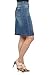 Rekucci Women’s Ease into Comfort Pull-On Stretch Denim Skirt – Soft Jean Fabric, Flattering Slim Fit, All-Day Comfort