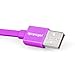 YellowKnife MFi Certified-IOS 7 Noodle Flat 8pin Lightning (3.2ft) Colorful USB Cable Supports Charging And Syncing for iPhone 5 5S 5C,iPad (Air/4th generation),iPad mini,iPod (7th generation),iPod touch (5th generation)&iPod nano(7th generation) With ZEISS Zeiss Pre-Moistened Lens Cloths (Purple)