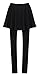 Mullsan® Women Winter Super Warm Velvet Stretchy Skirt Leggings (Black)