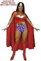 Licensed TM Sexy Wonder Woman Costume - Womens Superhero Costume Fun (See size notes)