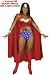 Licensed TM Sexy Wonder Woman Costume - Womens Superhero Costume Fun (See size notes)