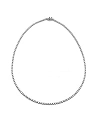IGI Certified 14K White Gold Diamond Tennis Necklace (5.00 cttw, I-J Color, I1-I2 Clarity), 17"