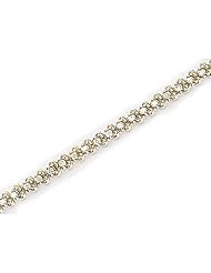 14kt Yellow Gold Diamond Bracelet 1.00ct TW