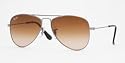 Ray Ban Junior RJ9506S GunMetal/Brown Gradient Sunglasses (RJ9506S-200-13-50-13-120)
