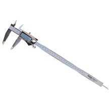 General Tools 14712 Fraction Plus Digital Fractional Caliper, Stainless Steel, 12-Inch