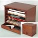 image and picture of Five Shelf Desktop Organizer- Cherry