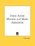 Franz Anton Mesmer and Marie Antoinette Franz Anton Mesmer and Marie Antoinette