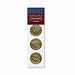 Electronics : Foil Certificate Seals, Self-Adhesive, 1-1/4, Medallion Embossed, Gold, 12/Pack (SOUS3)