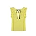 FUNOC® Ladies Summer Loose Casual Chiffon Ruffles Sleeve Vest Shirt Tops Blouse