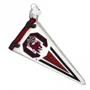 Old World Christmas University Of South Carolina Pennant Ornament