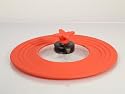 Universaldeckel mit Dampfautomatik  rot 22-28 cm