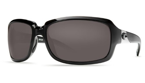 Costa Del Mar ISABELA (Shiny Black, Grey 580 ) On Sale