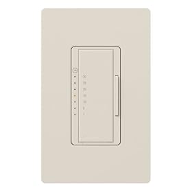 Lutron MA-T530G-AL Maestro eco-timer Single-Pole Dimmer, Almond