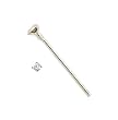 Sterling Silver Nose Studs with Clear CZ - 1.8mm Straight - Sold as a Pair
