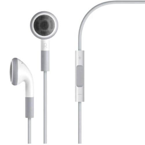 Earphones with Mic for iPhone - White [Electronics]