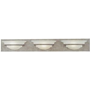 Thomas Lighting Villa Venetian Three-Light Bath Bar by Thomas Lighting