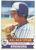 Don Money, Milwaukee Brewers Autographed Card