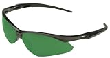 Jackson Safety 3004761 Nemesis Cutting Safety Glasses Black Frame / IRUV 5.0 Shade Green Lens (19860)