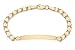 Childrens 14K Yellow Gold Byzantine ID Bracelet