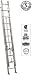 Louisville Ladder AE3228 Commander Extra Heavy-Duty Aluminum 2-Section D-Rung Extensi...