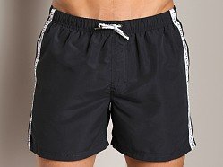 Emporio Armani Logo Tape Swim Shorts Marine