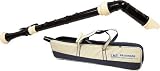 LMI 4-Piece Bass Recorder with Baroque Fingering