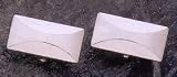 Stainless Steel Cuff Links. 10mm Long By 20.25mm Wide