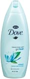 Dove Go Fresh, Body Wash, Refresh Waterlily & Freshmint, 24-Ounce Bottle (Pack of 3)