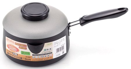 エコルタ IH200V対応 蓋付片手天ぷら鍋 16cm ER-8920