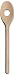 SPOON/STIRRER WITH HOLE IN WAXED FSC BEECH Size 300mm