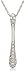 Platinum Overlay Sterling Silver Cubic Zirconia Pave Accent Pendant