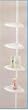 BEAUTIFUL NEW CORNER SHOWER SHELF IN WHITE