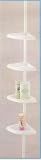 BEAUTIFUL NEW CORNER SHOWER SHELF IN WHITE