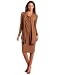 Jones New York Women's Jersey Mock Fly Away 2 Piece Dress, Camel Heather, 8