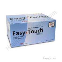 EasyTouch Insulin Syringe 30 Gauge, 5/10cc, 5/16" - 100 Syringes