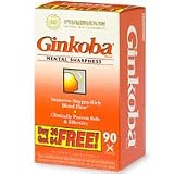 Ginkoba Mental Sharpness Dietary Supplement Tablets - 90 Tablets