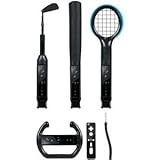 CTA WI-6KB NINTENDO WII GRAND SLAM 6-IN-1 SPORTS PACK (BLACK)