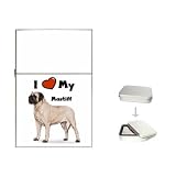 I Love My Mastiff Flip Top Lighter