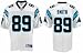 Steve Smith Jersey: Reebok White Replica #89 Carolina Panthers Jersey - Medium