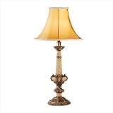 Antiqued Scroll-Motif Table Lamp