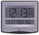Review Alba  / Alba LCDtime Clock Digital 12 or 24-hour Display Radio Controlled W235xD28xH222mm Silver Ref LCDTIME
