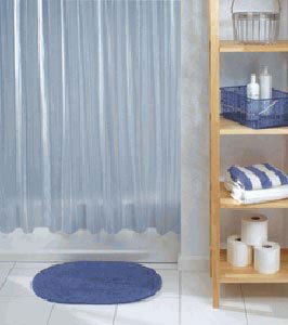 Zia Shower Curtain in Ocean Blue